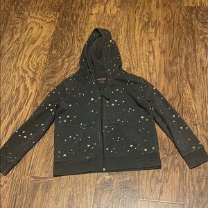 Cat & Jack Starry Night Hoodie, girls size (7/8) good condition